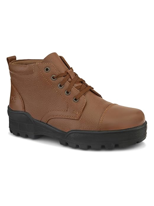 TSF tan police shoes with zip 768