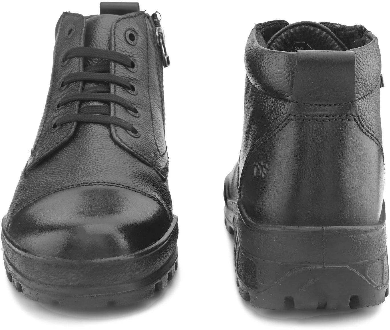 TSF POLICE SHOE DMS 768 BLACK WITH CHAIN