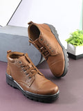 TSF tan police shoes with zip 768