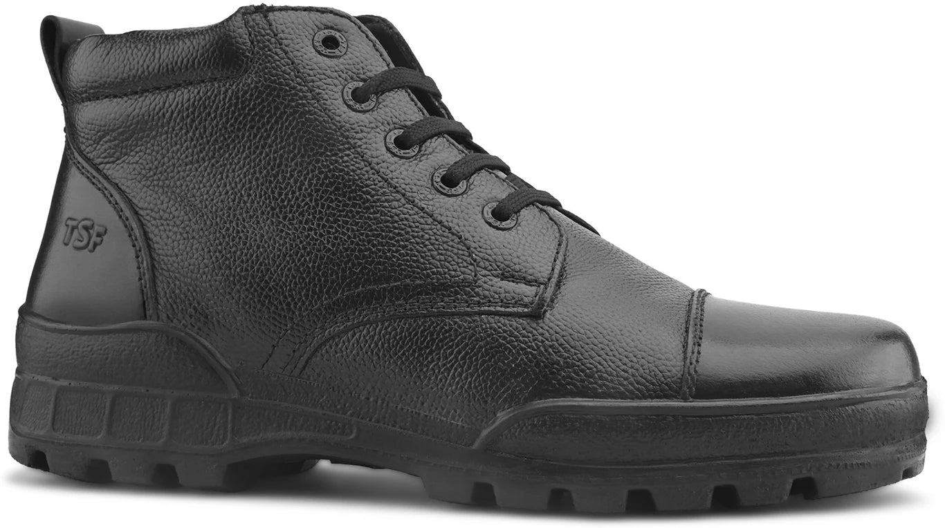 TSF POLICE SHOE DMS 768 BLACK WITH CHAIN