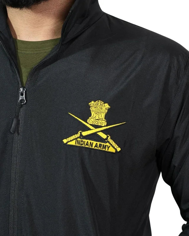 INDIAN ARMY TRACKSUIT BLACK NEW PATTERN