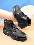 TSF POLICE SHOE DMS 768 BLACK WITH CHAIN