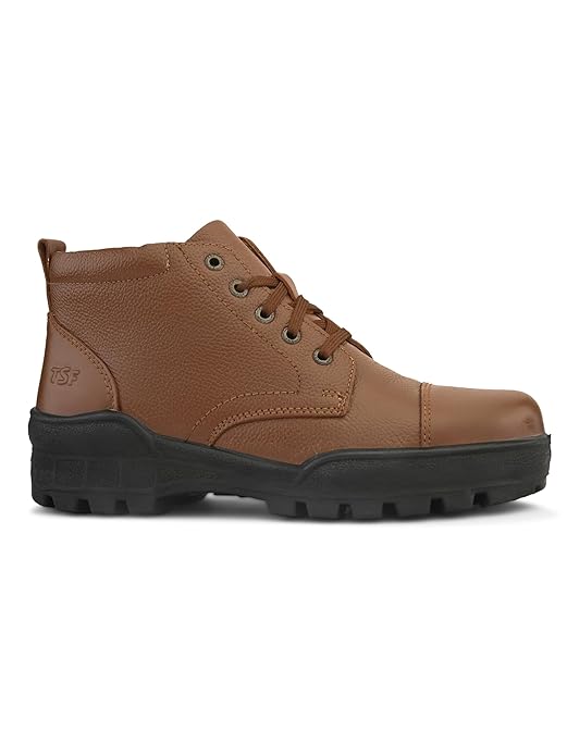TSF tan police shoes with zip 768