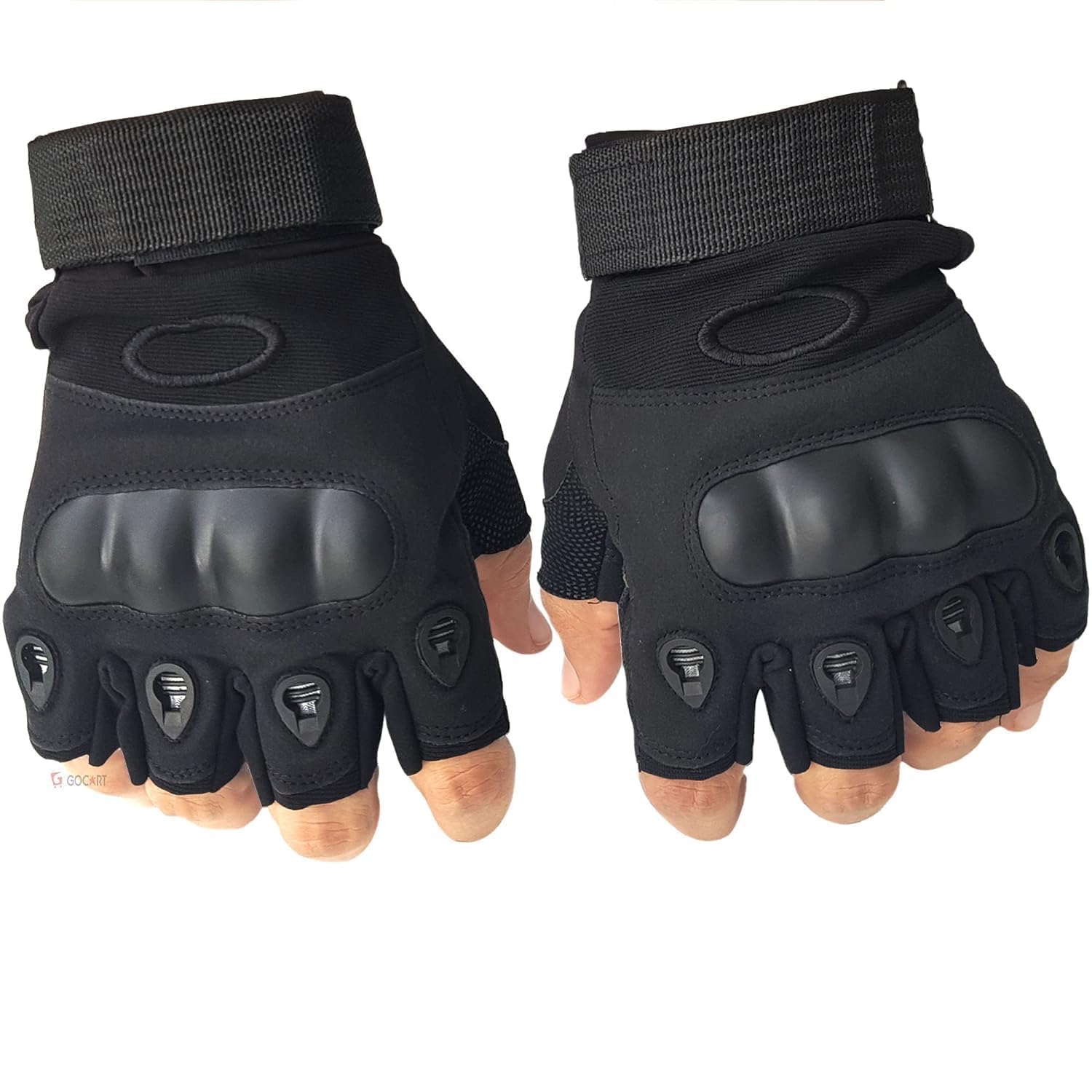 TACTICAL MILITARY HLAF HAND GLOVES (BLACK)
