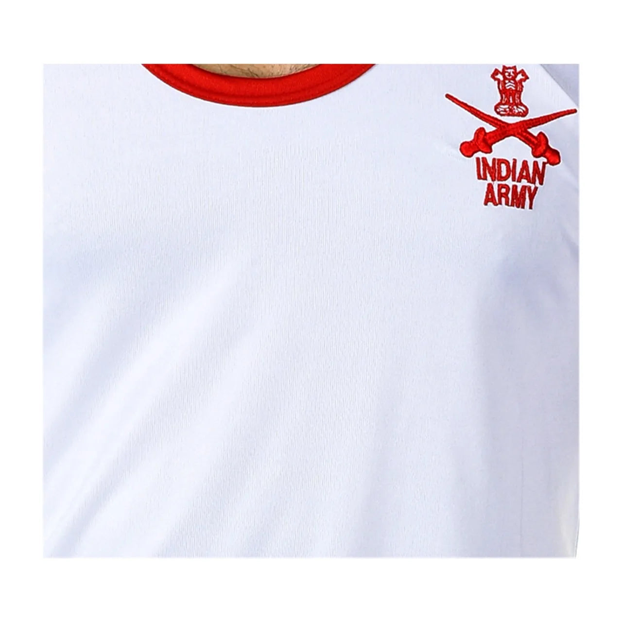 Sando sleeveless t-shirt with Indian army print