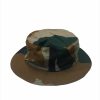 Green with Indian flag & Nahar print reversible HAT –
