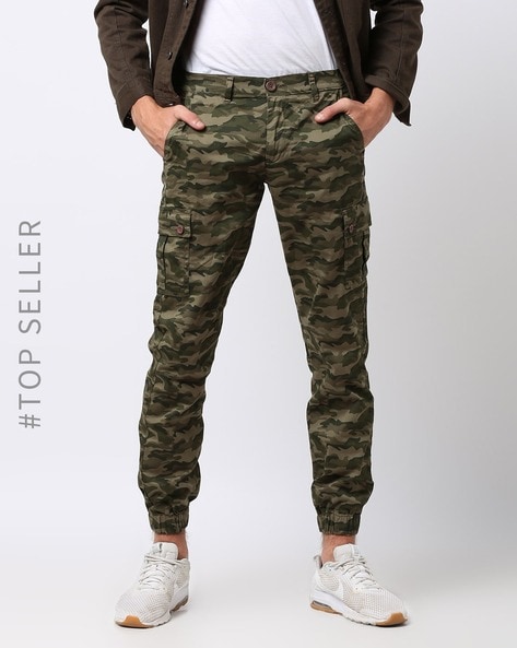 Buy Olive Trousers & Pants for Men by iVOC Online | Ajio.com