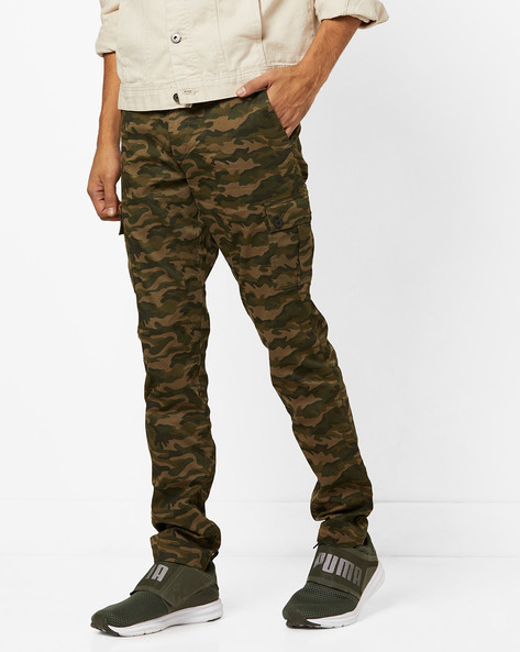 Buy Green Trousers & Pants for Men by PAUL STREET Online | Ajio.com