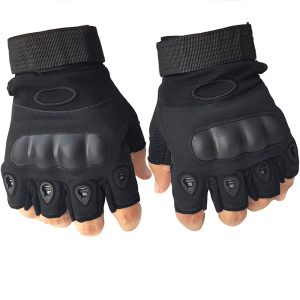 Half Finger Gloves for Sports, Hard Knuckle,Hiking,Cyclling,Travelling,Camping,Outdoor,Boxing, Motorcycle Riding, Arm Shooting Gym Gloves