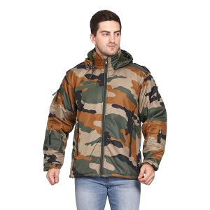 INDIAN ARMY 12 CHAIN 10 POCKETS WATER PROOF/WIND PROOF FLEECE LINING