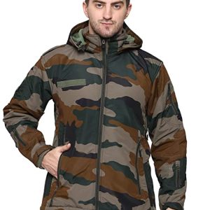 INDIAN ARMY NAHAR 12 CHAIN 10 POCKETS WATER PROOF/WIND PROOF FLEECE LINING